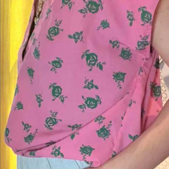 Pink blouse with flower - Picture 8 of 13